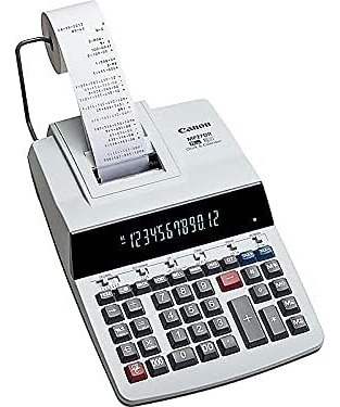 Calculadora De Mesa Canon Mp27dii, Branca