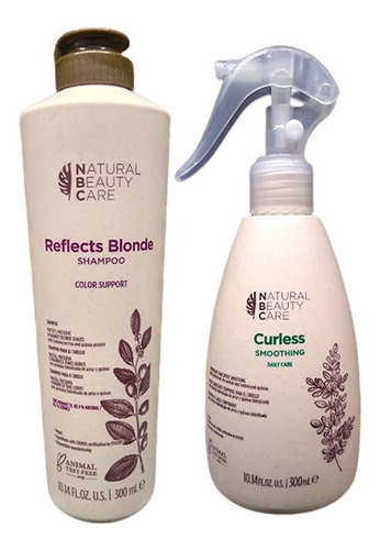 Nbc Kit Reflects Blonde Shampoo Y Curless Termoprotector