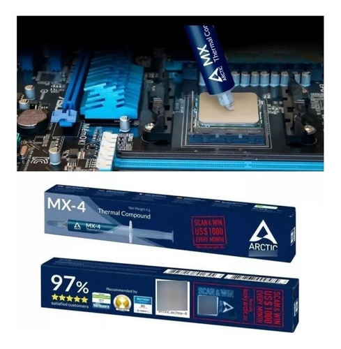 Pasta Térmica ARCTIC MX-4 4g - ACTCP00002B