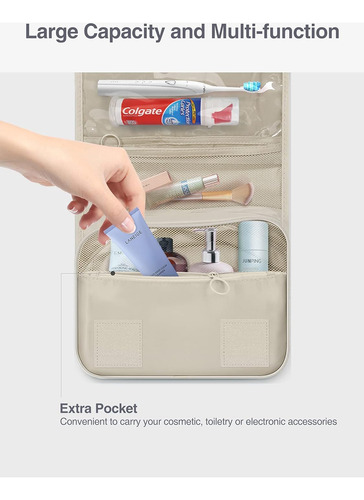 Neceser Colgante Para Mujer Con Gancho Para Colgar Portátil