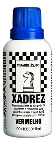 Corante Líquido Xadrez Azul 50ml - Mundo Graffiti