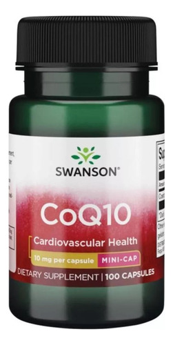 Coenzima Q10 10 Mg 100 Capsulas Swanson