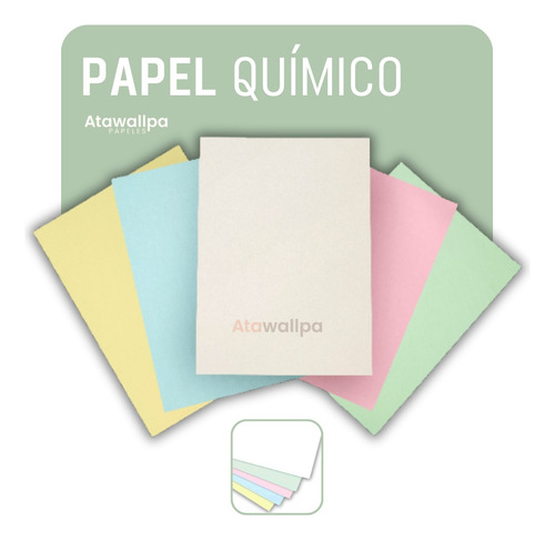 Papel Quimico A4 Cb Blanco X500