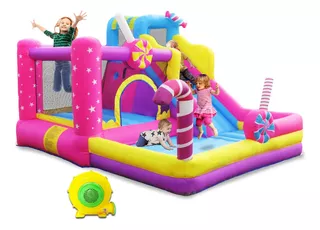 Casa Inflable Con Tobogán Para Niños Neishng Castillo Hinc