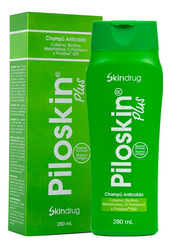 Shampoo Piloskin Plus Anticaída 280ml Skindrug