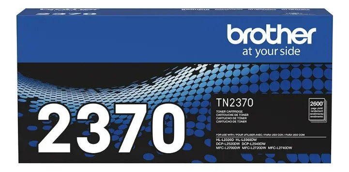 Toner Brother Tn 2370 Tinta Preto