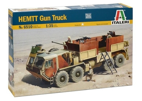 Italeri Kit 6510 Vehiculo Blindado Hemtt Gun Truck 1/35
