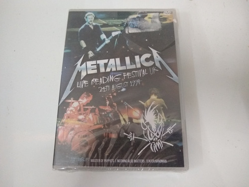 Metallica Live Reading Festival 1997 Dvd Original Lacrado
