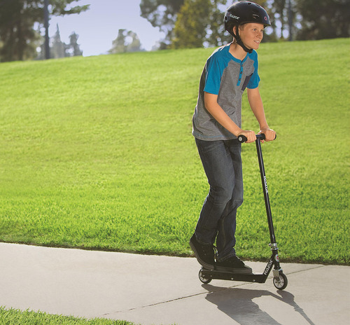 Razor Tekno Scooter, Patín, Escúter, Luces Led, Niños - Negro Bb