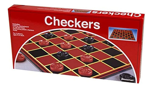 Pressman Toy Checkers Juego De Mesa Plegable Pack1