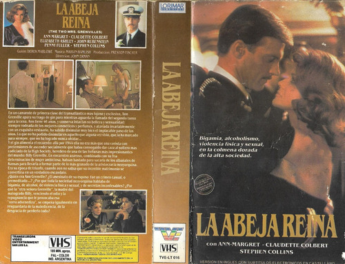 La Abeja Reina Ann Margret Claudette Colbert Vhs