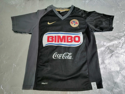 Jersey America Tercero Negro Talla S 8 Años Niñ@ Futbol Agui