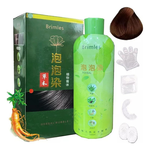 Shampoo De Tintura De Cabelo Bubble Grey Herbal - 500ml