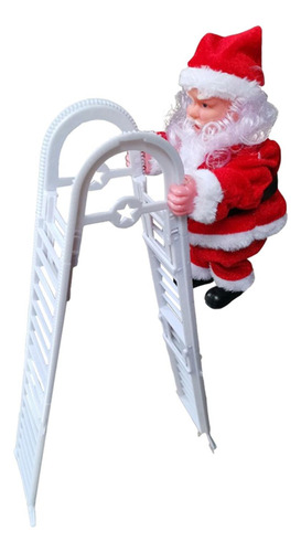 A Escalera De Escalada De Papá Noel, Adorno Navideño Para S