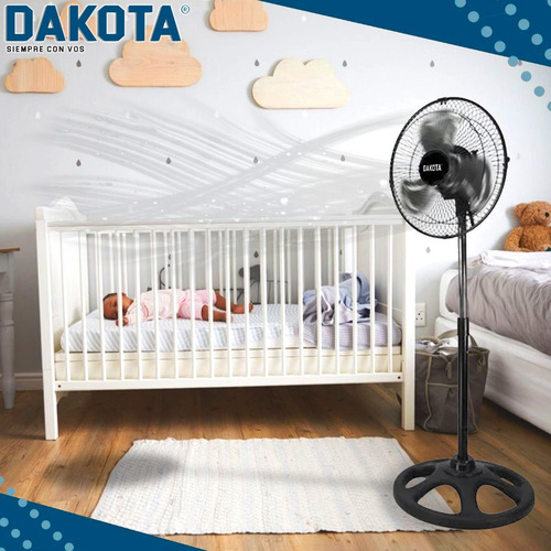 Imagen 6 de 10 de Ventilador 18 Dakota 3 En 1 Pie Turbo Pared Potente + Regalo
