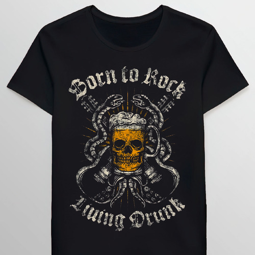 Remera Born To Rock 423