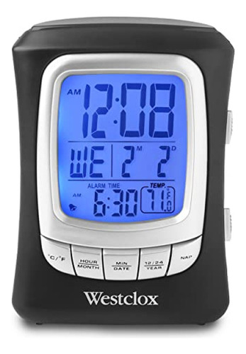 Reloj Despertador  De Viaje Westclox Con Temporizador De Sie