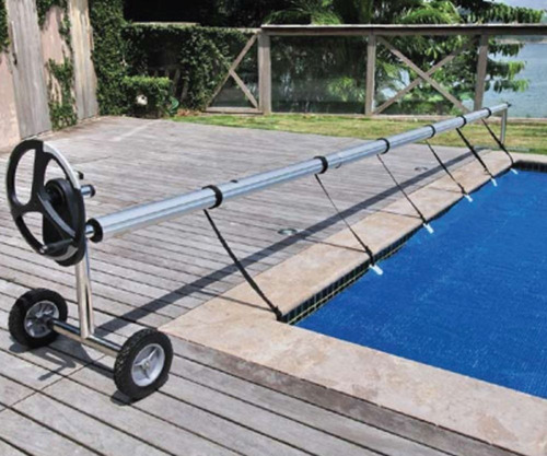 Enrolador Para Capa Térmica 5,50x20 Aço Inox Sodramar