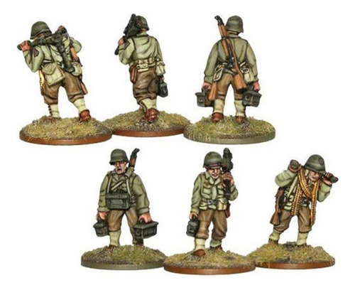 Miniatura Us Army 30 Cal Mmg Team Redeploying Bolt Action