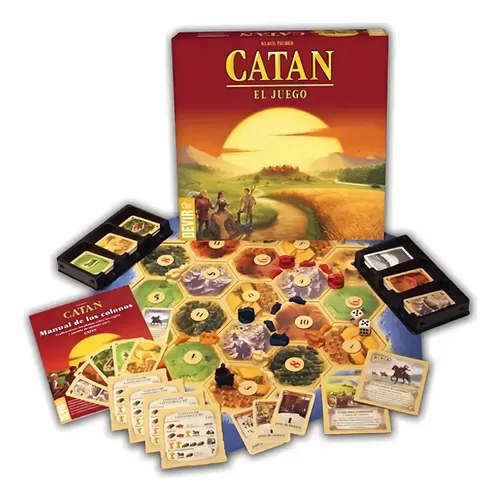 Juego De Mesa Catan Klaus Teuber Español Estrategia Devir