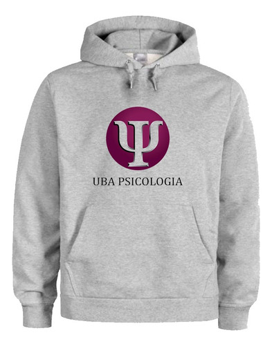 Buzo Canguro Uba Facultad De Psicologia Unisex