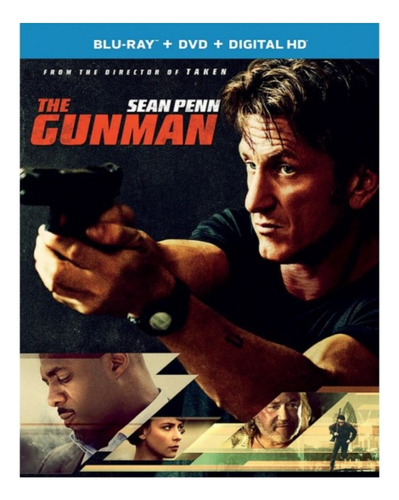 The Gunman Blu Ray + Dvd Original ( Nuevo )