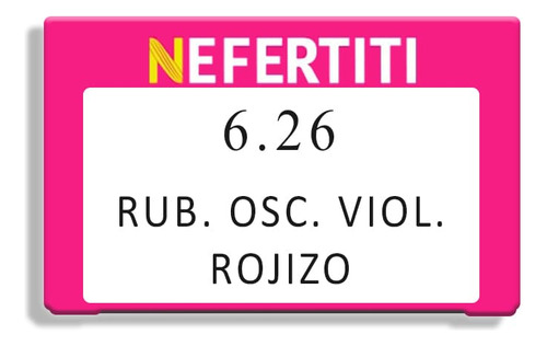 Tinte Nefertiti 90g 6.26 Rubio Oscuro Violeta Rojizo