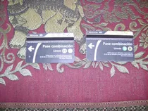 Comprar 2 Tarjetas Subtepass Pase Combinacion Lineas D -h Y H- D
