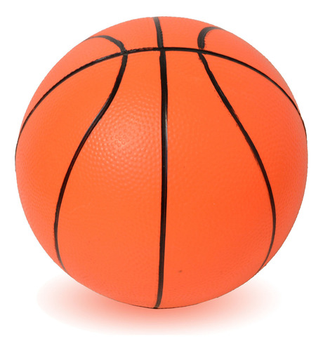 Pelota De Basket En Pvc 25cm Basketball Anaranjada Color Naranja