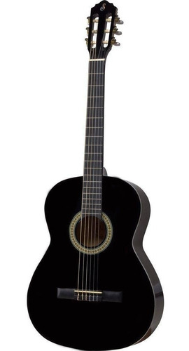 Imagem 3 de 6 de Kit Violão Acústico Giannini N14 Bk Nylon Preto Black + Nf