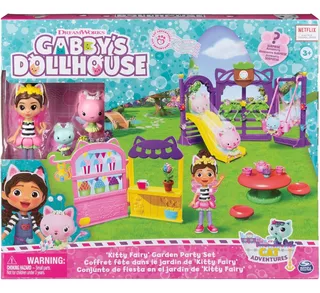 Gabbys Dollhouse Casa Muñecas Kitty Fairy Juego + 18 Piezas