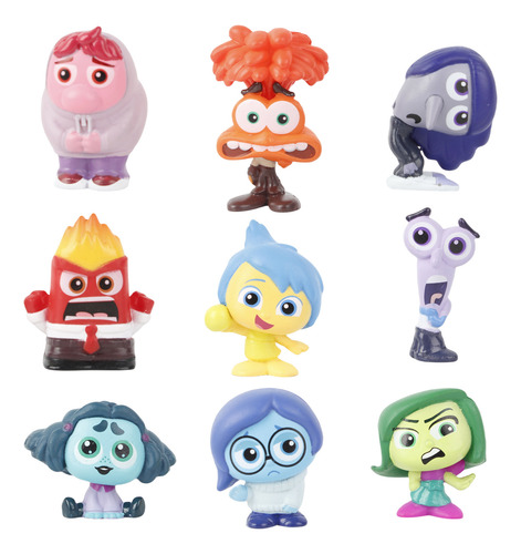 9 Figuras De Acción Inside Out De Juguete, Modelo De Películ