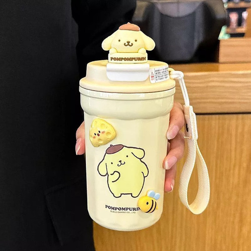 Termo De 480 Ml Con Un Simpático Dibujo De Dibujos Animados