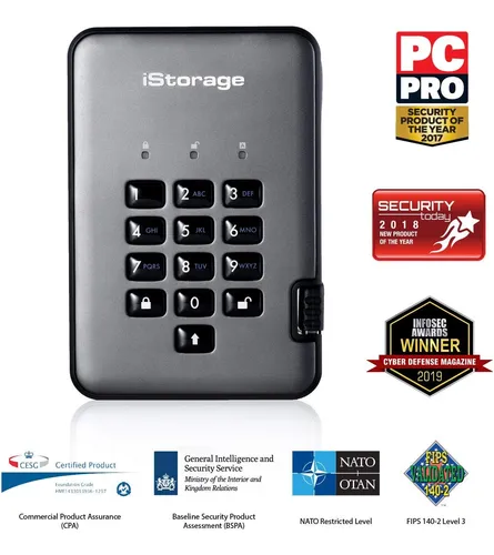 comprar Disco Duro De 4 Tb Usb 3.1 encrypt Istorage Diskashur Pro2