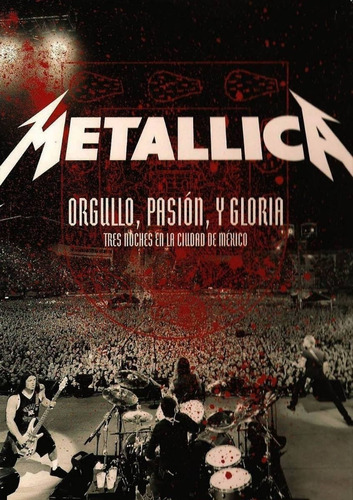 Metallica Orgullo Pasion Y Gloria Vivo Mexico Dvd Nuevo