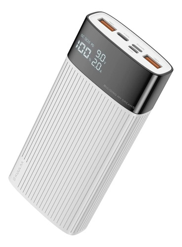 Power Bank 20ah Carga Rápida 18w Muestra Voltaje En Display