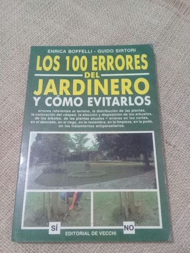 E Boffellilos / Los 100 Errores Del Jardinero / Botánica