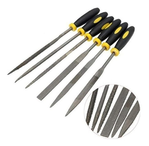 Imagen 3 de 5 de Arco De Calar 5 Hojas + Juego Mini Escofina 140 Mm 6 Pc S.