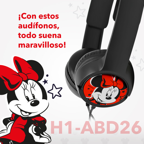 Audifonos Manos Libres Diadema Minnie Mouse H1-abd26