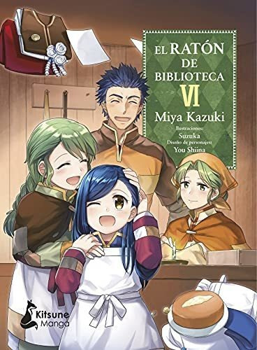 El Ratón De Biblioteca 6 (manga), De Kazuki, Miya. Editorial Kitsune Books, Tapa Tapa Blanda En Español