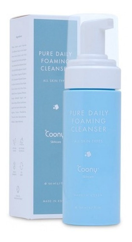 Coony Pure Daily Foaming Cleanser X 150 Ml Tipo De Piel Normal