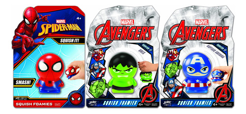 Bolas De Espuma Ja-ru Marvel Avengers & Spiderman Para Niños