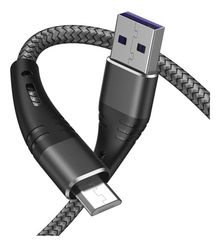 Cable Micro Usb De 3 Pies Para Teléfono Android, Paquete De