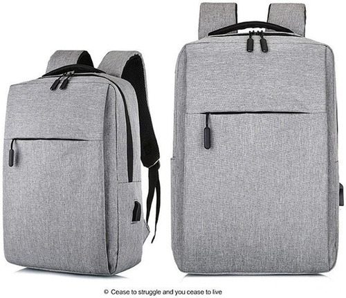 Imagen 3 de 10 de Mochila Resistente Anti Robo Impermeable Puerto Usb