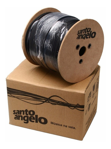 Cabo Em Rolo De Microfone Santo Angelo 0,20mm Mod Sc20 200m