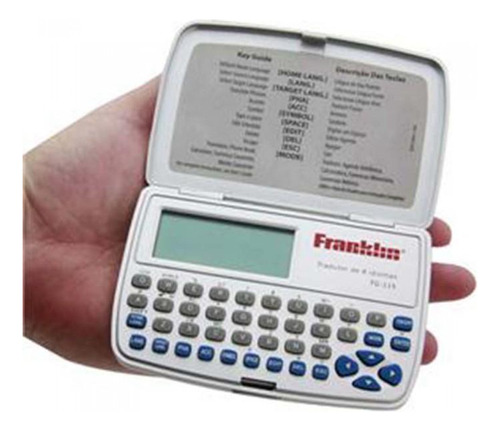 Tradutor Eletrônico Franklin Tg115 8 Idiomas Calculadora