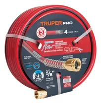 Comprar Manguera 30 Metros Uso Rudo Super Reforzada 5\u002F8 Truper 16040 Color Rojo