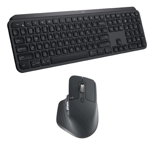 Paquete Teclado Inalámbrico Iluminado Logitech Mx Keys Con 3