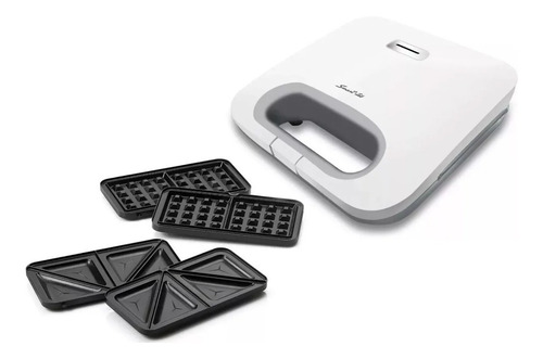 Imagen 2 de 3 de Tostadora Sandwichera Waflera Smart Tek Accesorios 2 En 1