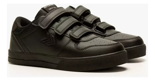 Zapatillas Atomik Chicos Triple Abrojo Velcro Colegial